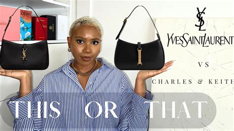 charles and keith ysl dupe|st laurent dupe.